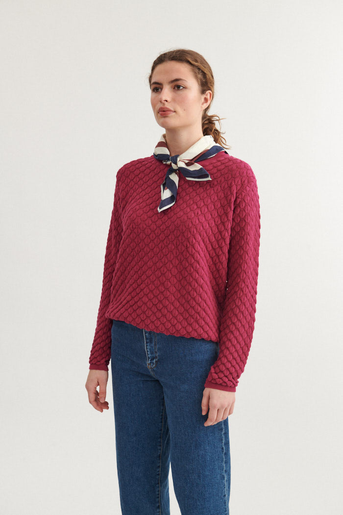 Basic Apparel Camilla Sweater Sweaters 797 Beaujolais
